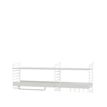 String couloir blanc - combinaison J - String