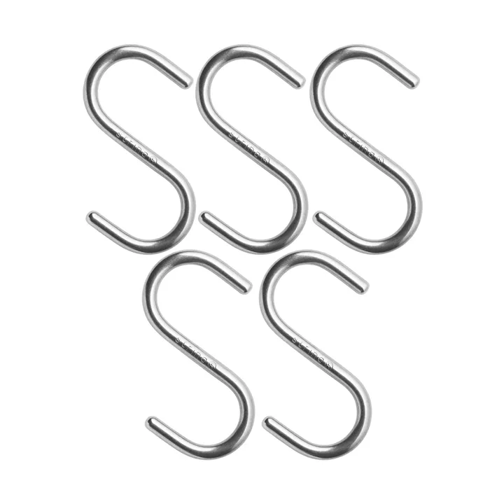 String crochet en S lot de 5 - Acier inoxydable - String