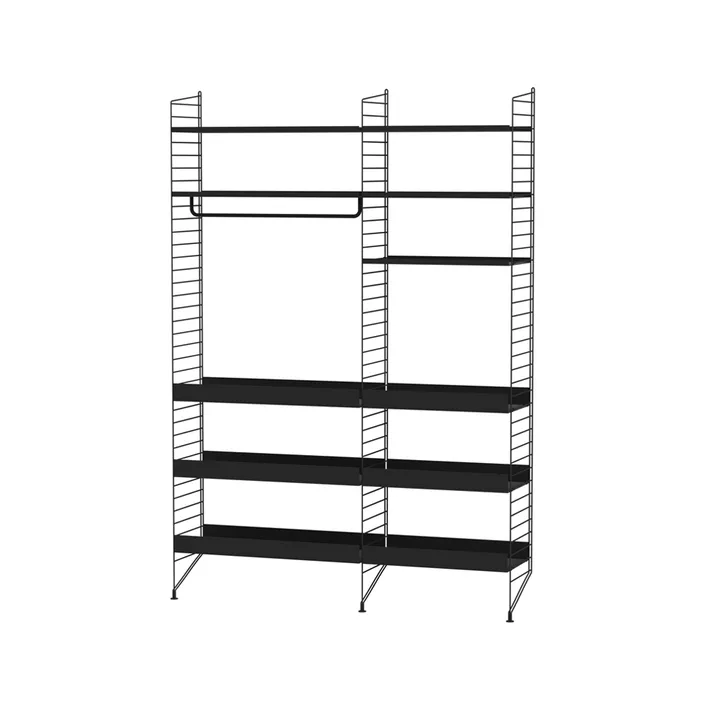 String cuisine noir - combinaison F - String