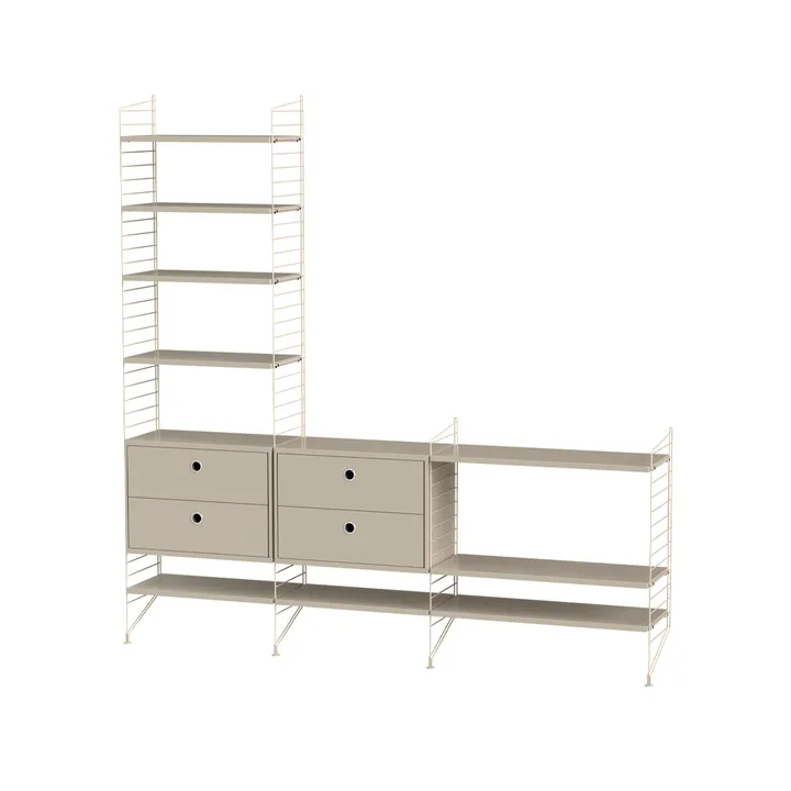 String salon beige - combinaison J - String