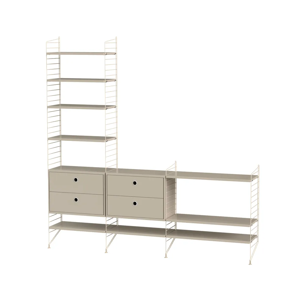 String salon beige - combinaison J | Design Scandinave | Beige