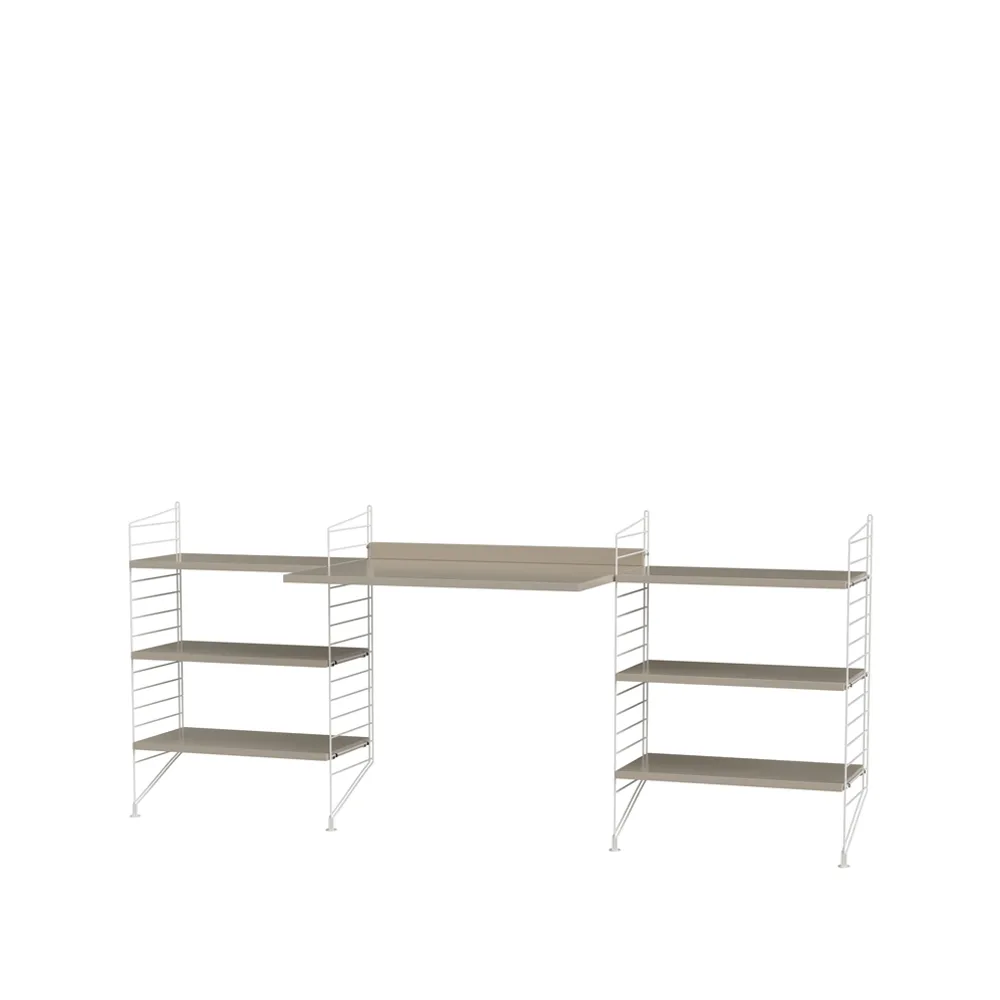String salon beige et blanc - combinaison D,  String