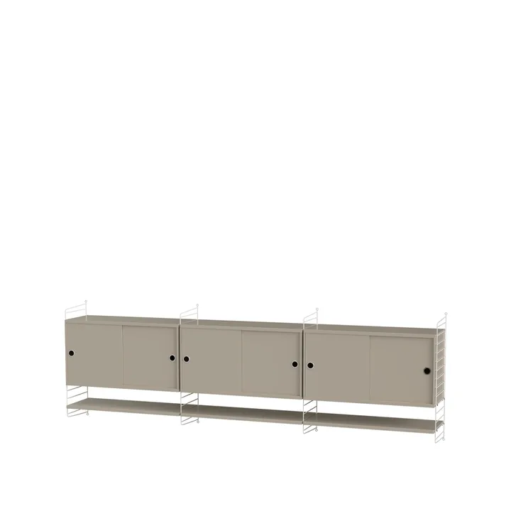 String salon beige et blanc - combinaison E - String