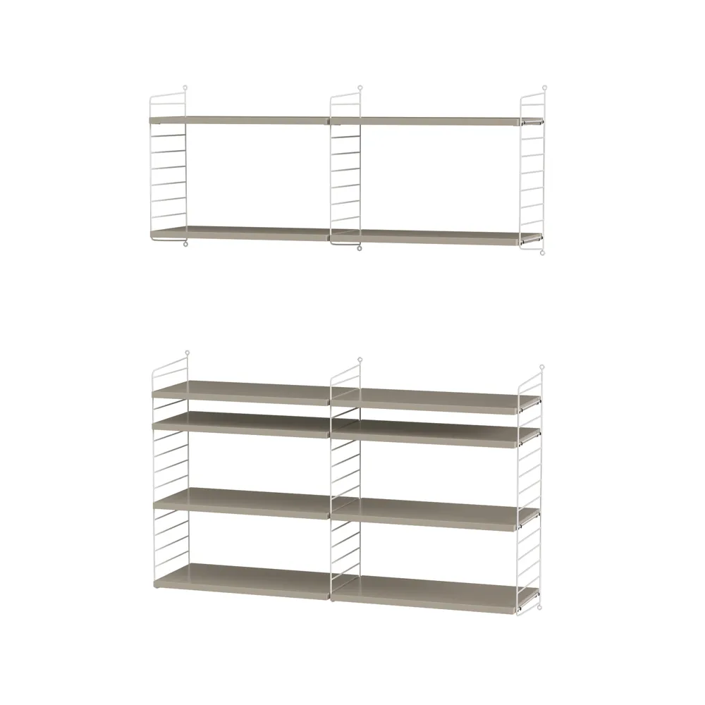 String salon beige et blanc - combinaison N,  String