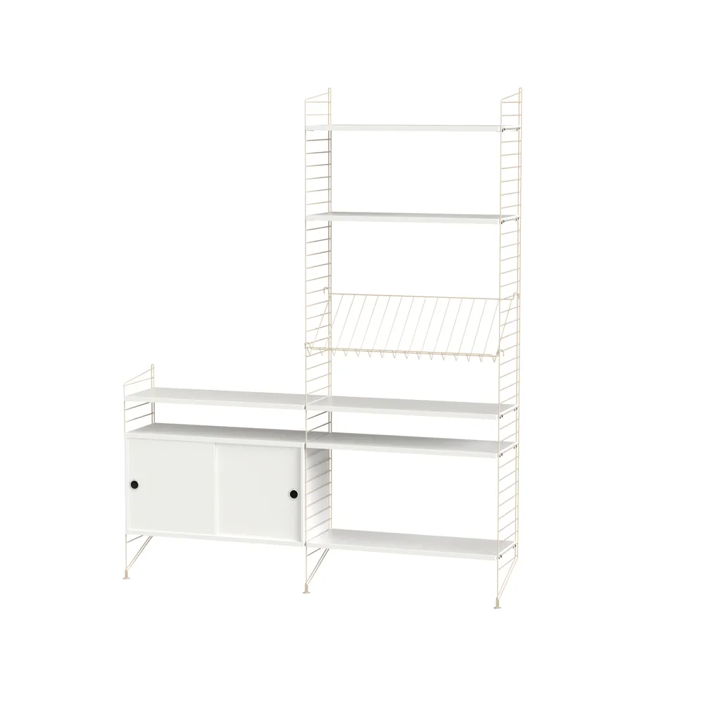 String salon blanc et beige - combinaison K,  String