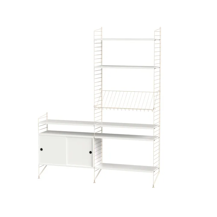 String salon blanc et beige - combinaison K - String