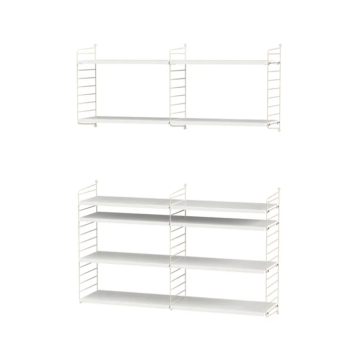 String salon blanc et beige - combinaison N - String