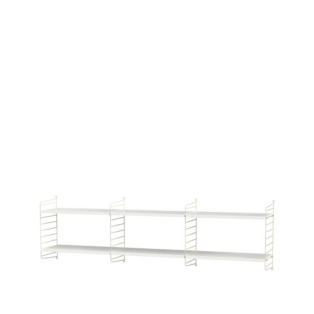 String salon blanc et beige - combinaison O String