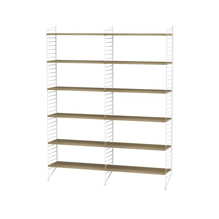 String salon chêne et blanc - combinaison A - String