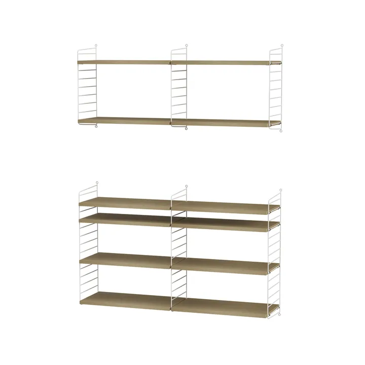 String salon chêne et blanc - combinaison N - String