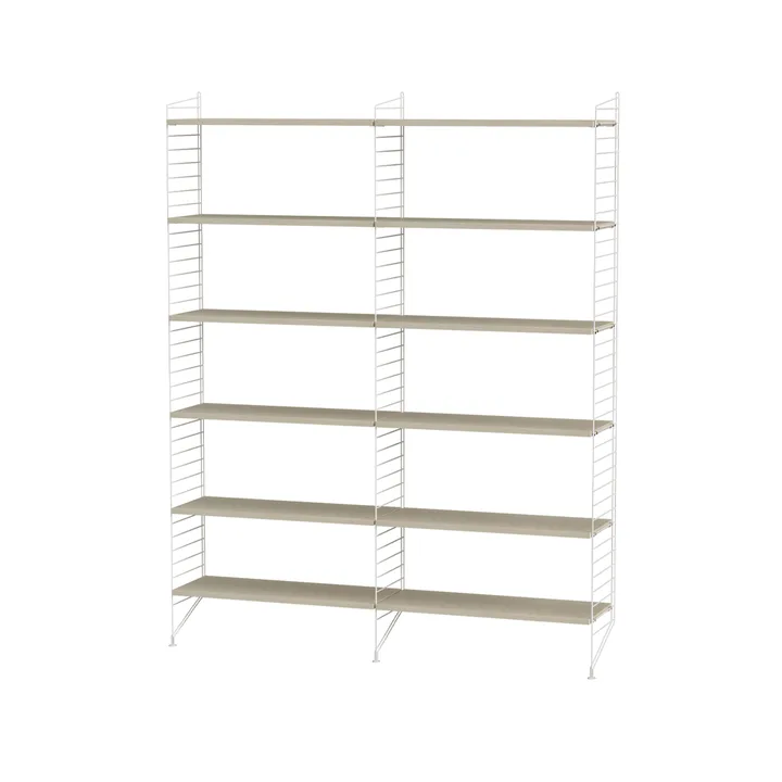 String salon frêne et blanc - combinaison A - String