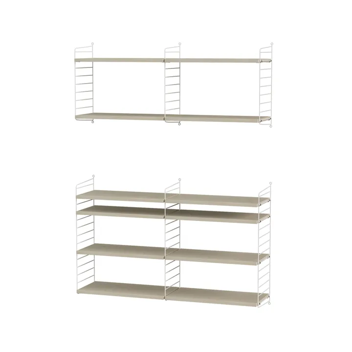 String salon frêne et blanc - combinaison N - String