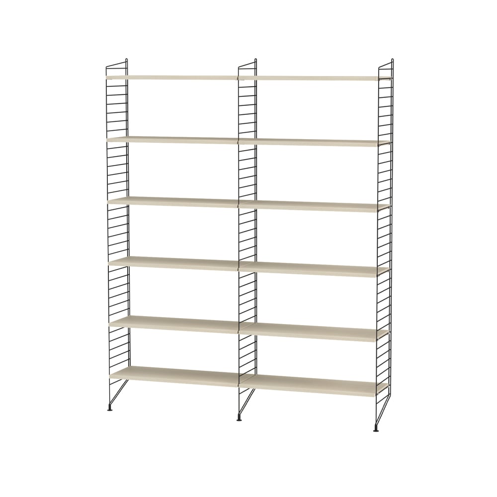 String salon frêne et noir - combinaison A | Design Scandinave | Beige