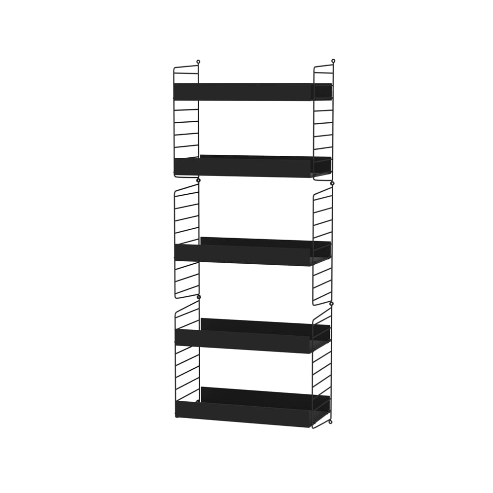 String String salon noir - combinaison B | Design Scandinave | Noir
