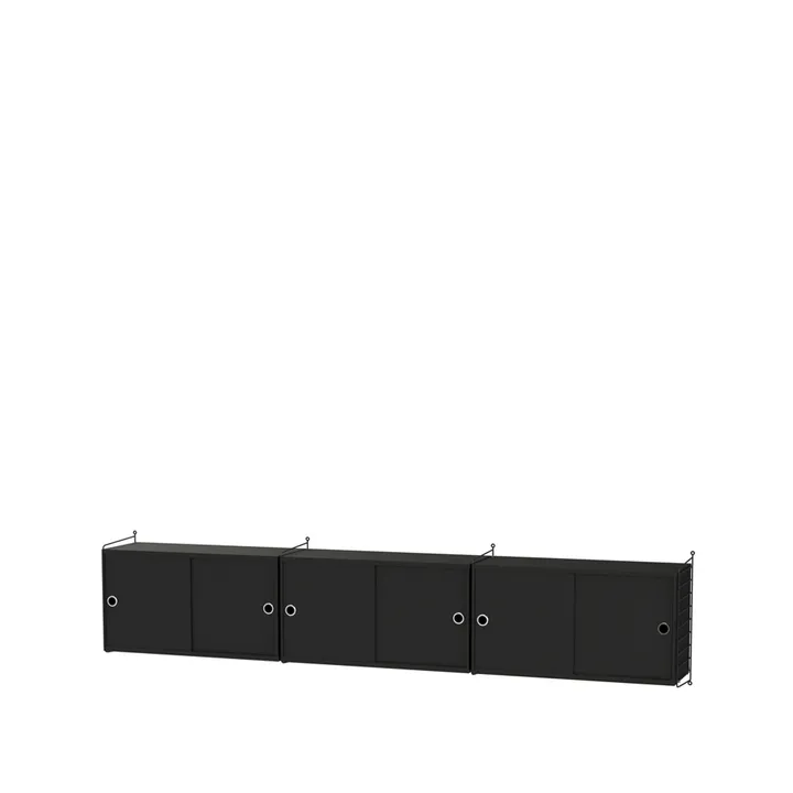 String salon noir - combinaison D - String