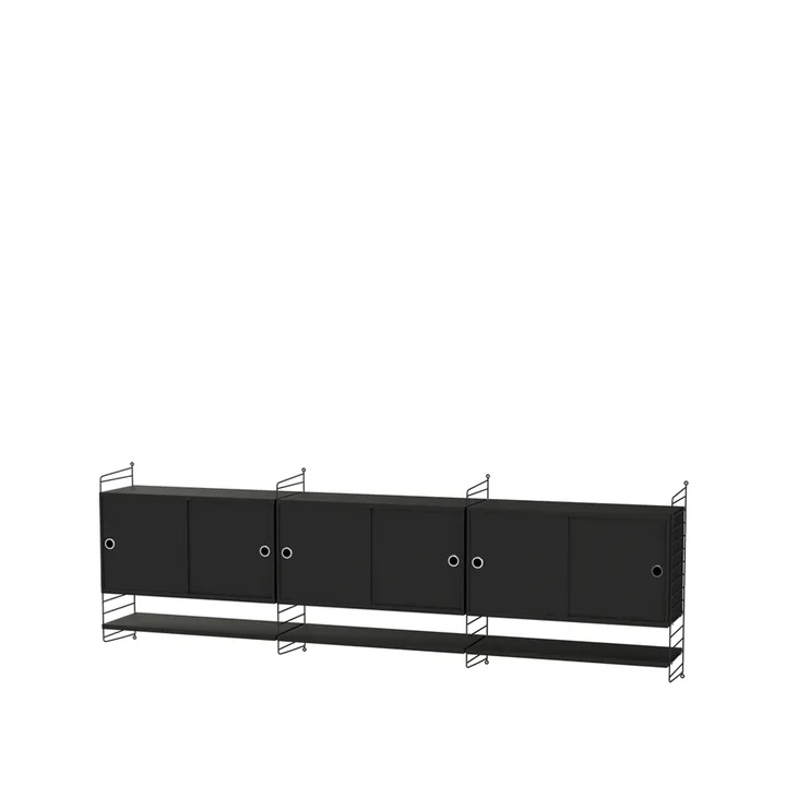 String salon noir - combinaison E - String
