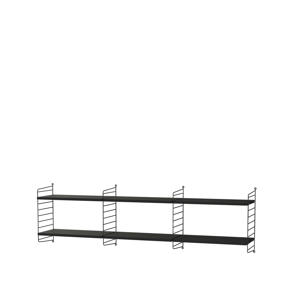 String String salon noir - combinaison O | Design Scandinave | Noir