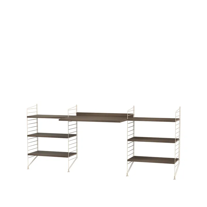 String salon noyer et beige - combinaison D - String