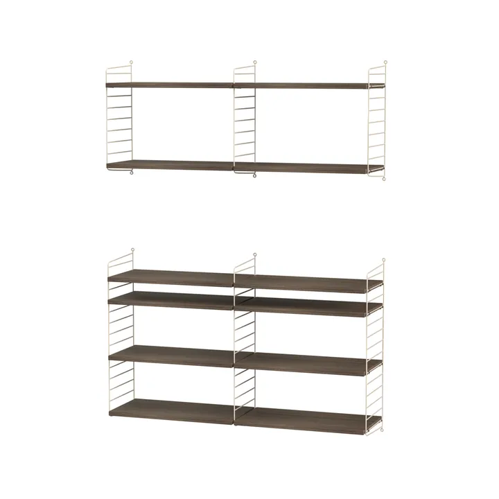 String salon noyer et beige - combinaison N - String