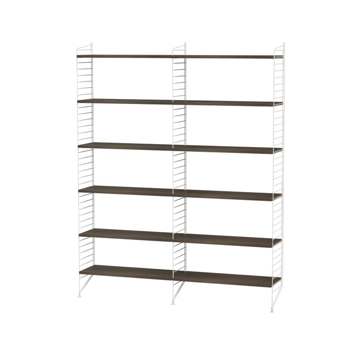 String salon noyer et blanc - combinaison A - String