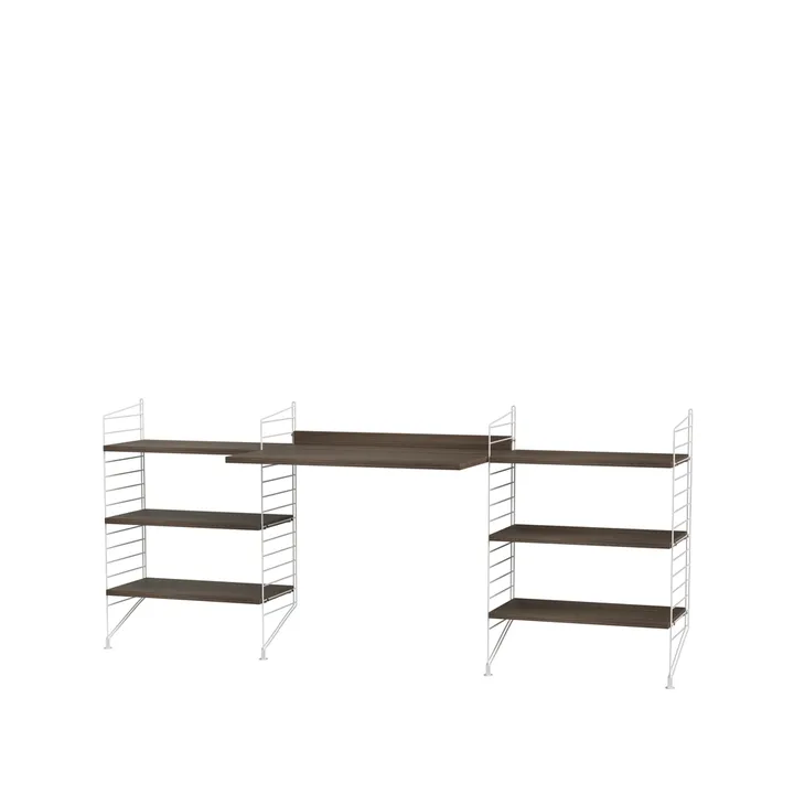 String salon noyer et blanc - combinaison D - String