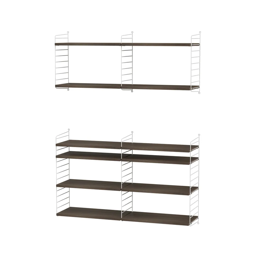 String salon noyer et blanc - combinaison N,  String