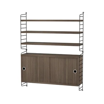 String salon noyer et noir - combinaison I - String