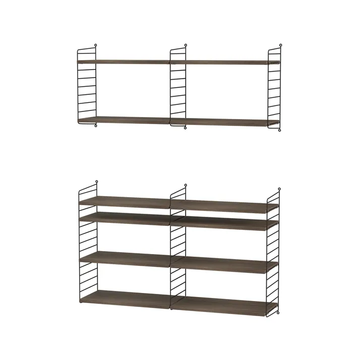 String salon noyer et noir - combinaison N - String