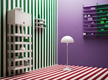 Surmeuble String - Blanc, 58x30 cm - String