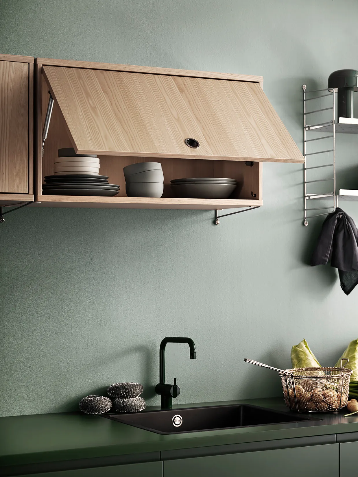 Surmeuble String, Blanc, 78x30 cm String