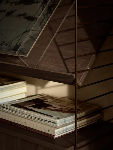 Surmeuble String - Chêne foncé, 58x30 cm - String