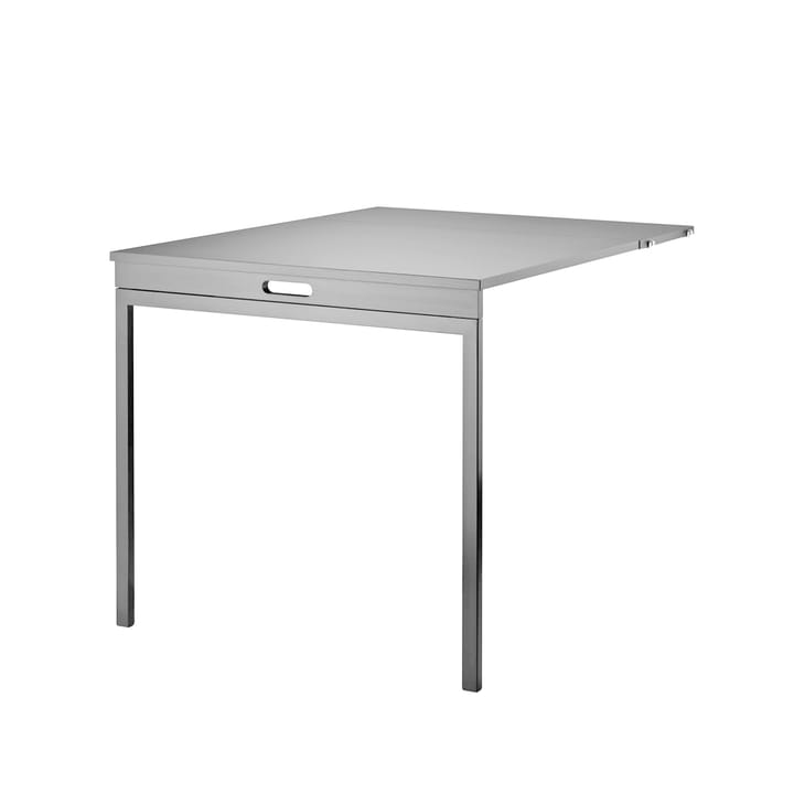 Table pliante String - gris, pieds en métal beige - String