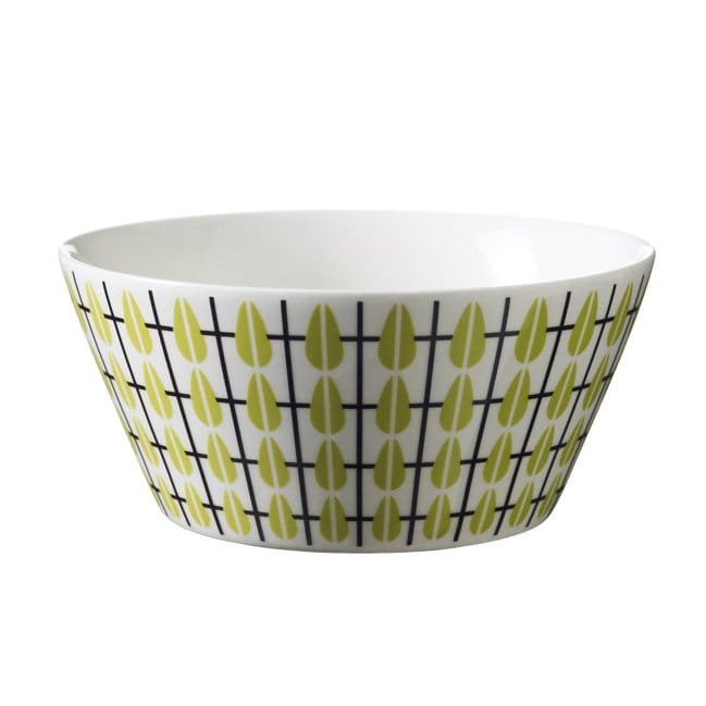 Bol Olivia, blanc-citron vert Superliving