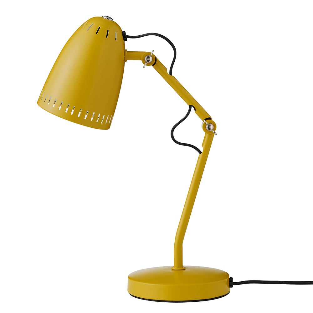 superliving lampe de table dynamo moutarde mat