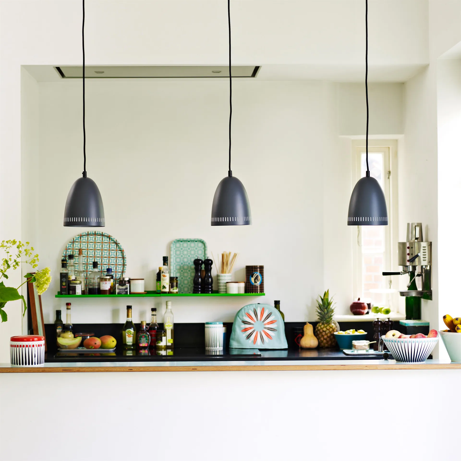 Lampe Dynamo petite, matt almost black (gris) Superliving