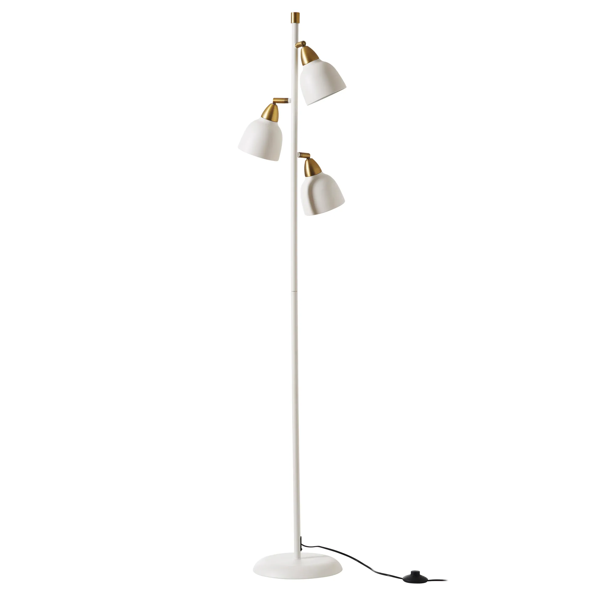 Lampe sur pied Urban Triple, Matt whisper white Superliving