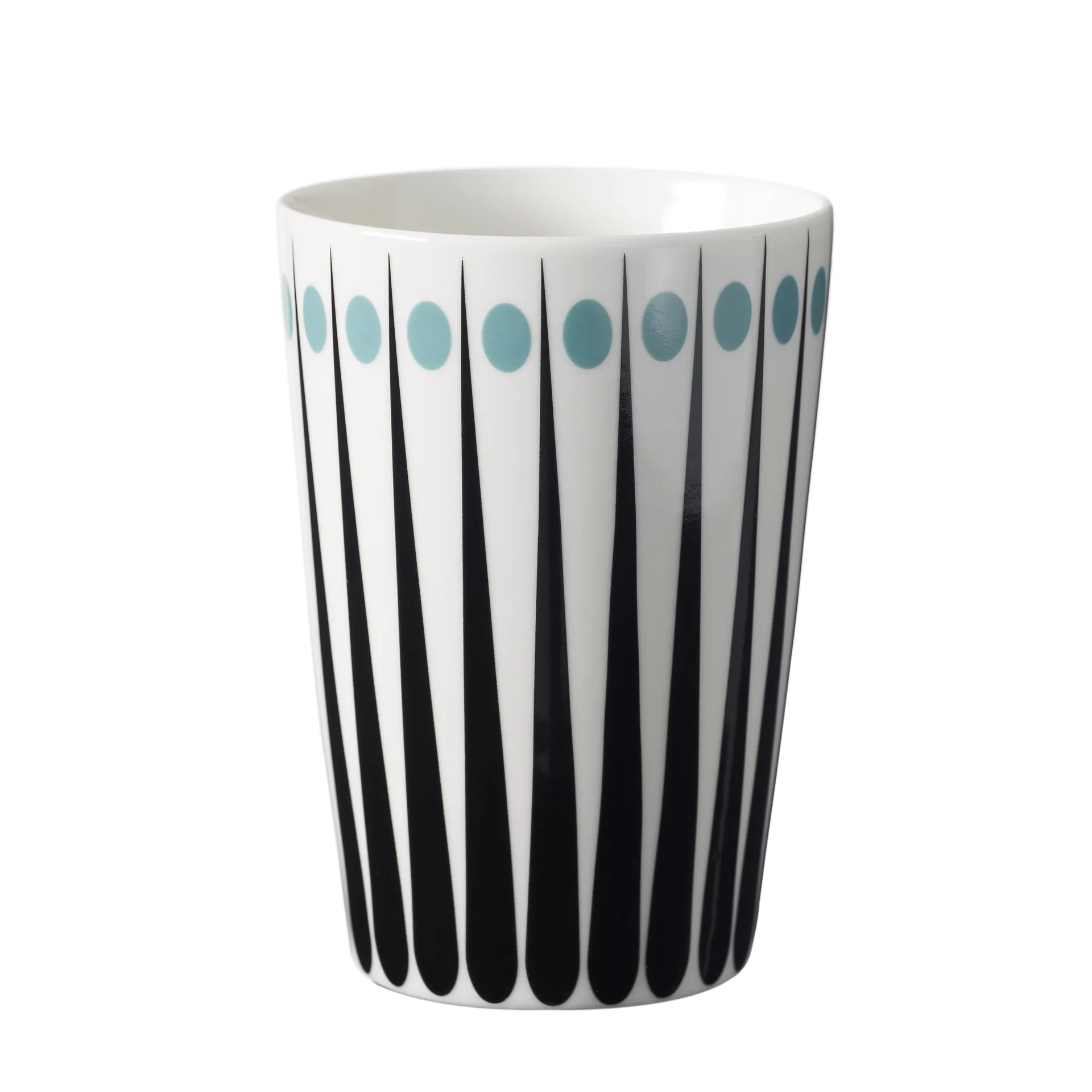 Mug Amanda, blanc-aqua Superliving