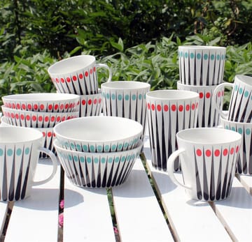 Mug Amanda - blanc-bleu - Superliving