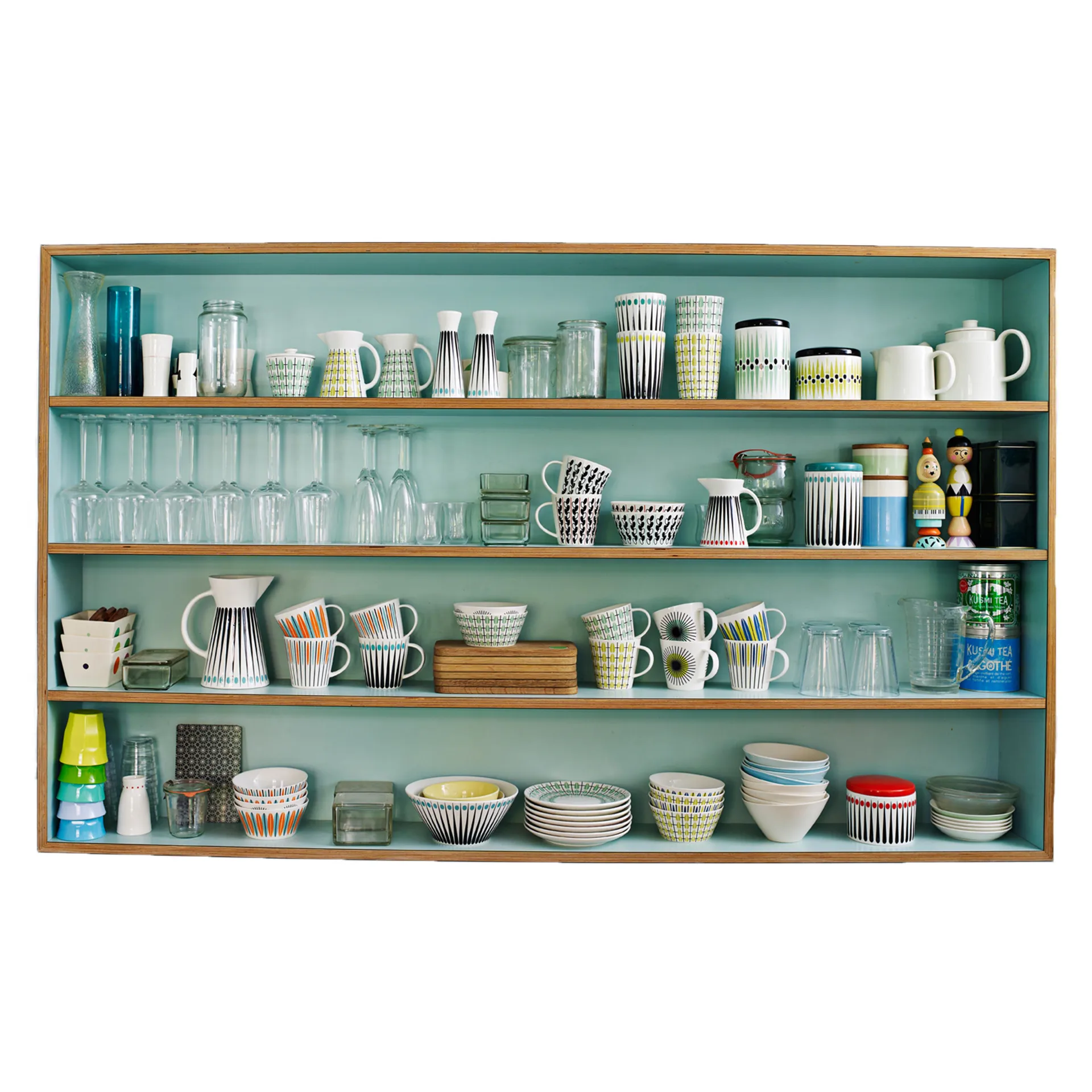 Mug Amanda, blanc-bleu Superliving