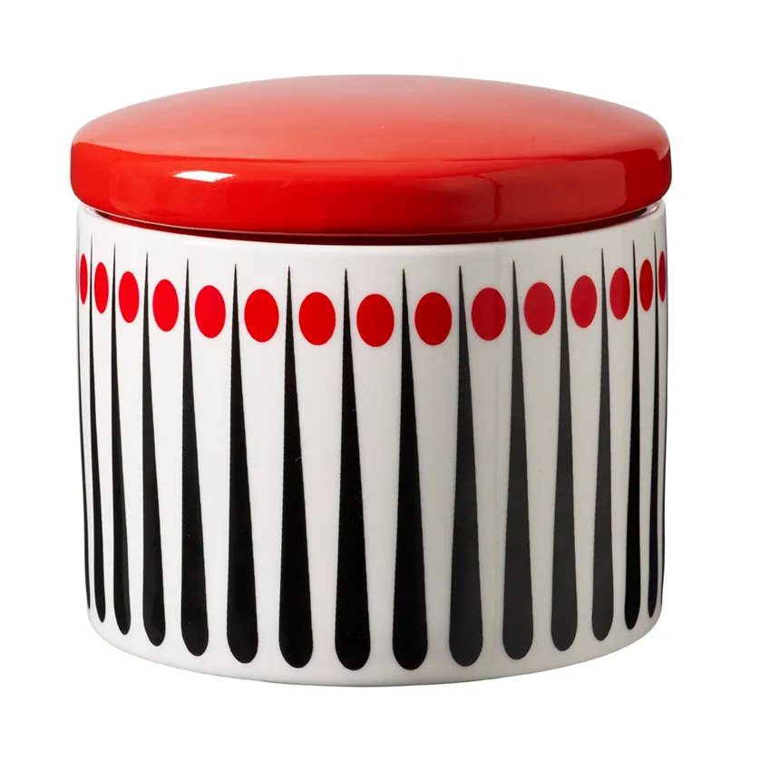 Pot de conservation Amanda, blanc-tomate 10 cm Superliving