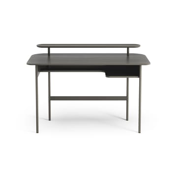 Bureau Luna avec étagère - Chêne gris - Swedese