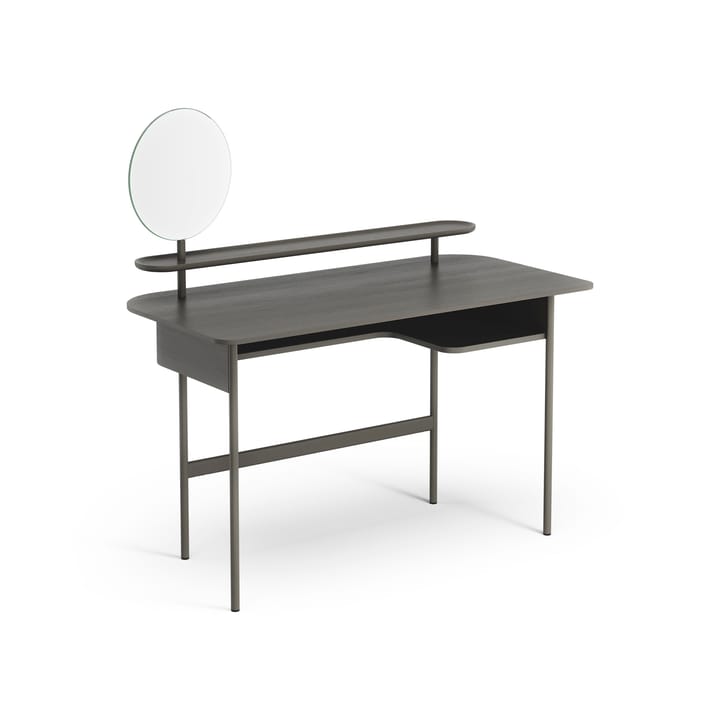 Bureau Luna avec étagère et miroir - Chêne gris - Swedese