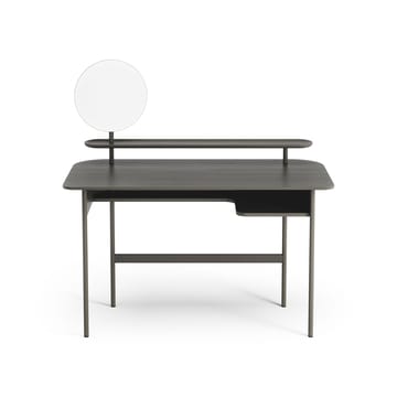 Bureau Luna avec étagère et miroir - Chêne gris - Swedese