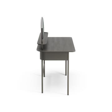 Bureau Luna avec étagère et miroir - Chêne gris - Swedese