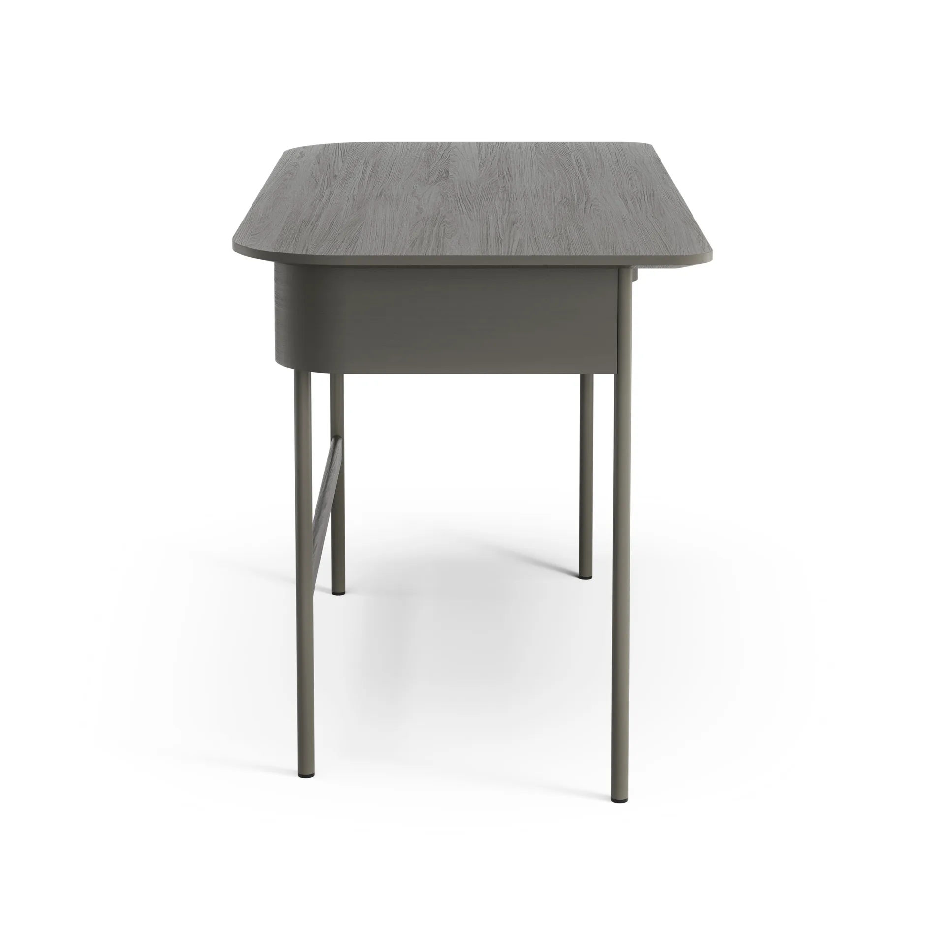 Bureau Luna avec tiroir, Chêne gris Swedese