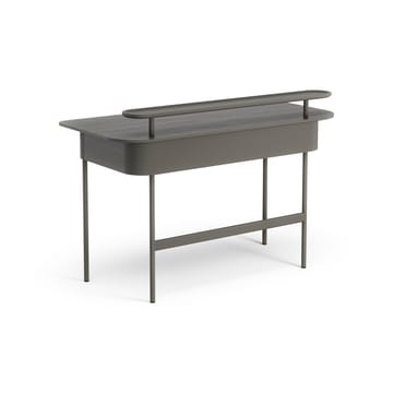 Bureau Luna avec tiroir et étagère - Chêne gris - Swedese