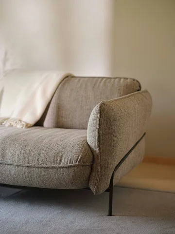 Canapé Continental - Sealife Dark beige/white-nutmeg - Swedese