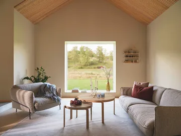 Canapé Continental - Wave Cobblestone-nutmeg - Swedese