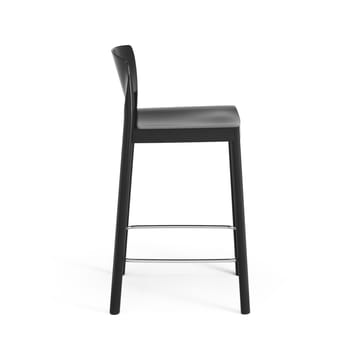 Chaise de bar Grace 63 cm - Frêne émaillé noir - Swedese