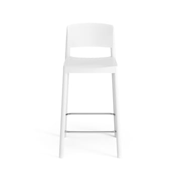 Chaise de bar Grace 63 cm - Frêne laminé blanc - Swedese